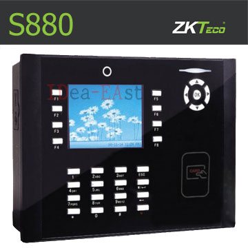 เครื่องทาบบัตร คีย์การ์ด บันทึกเวลา ZK S880
