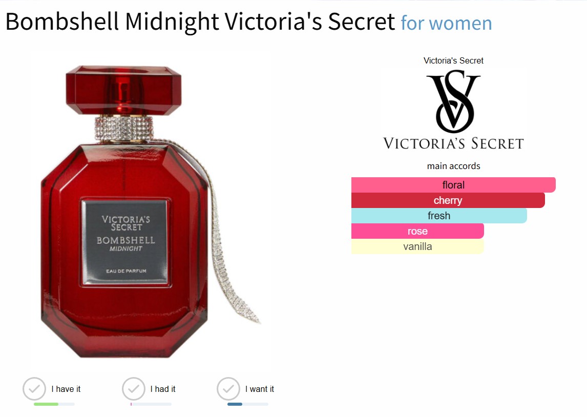 น้ำหอมแท้ Victoria’s Secret Bombshell Midnight EDP 100ml กล่องซีล