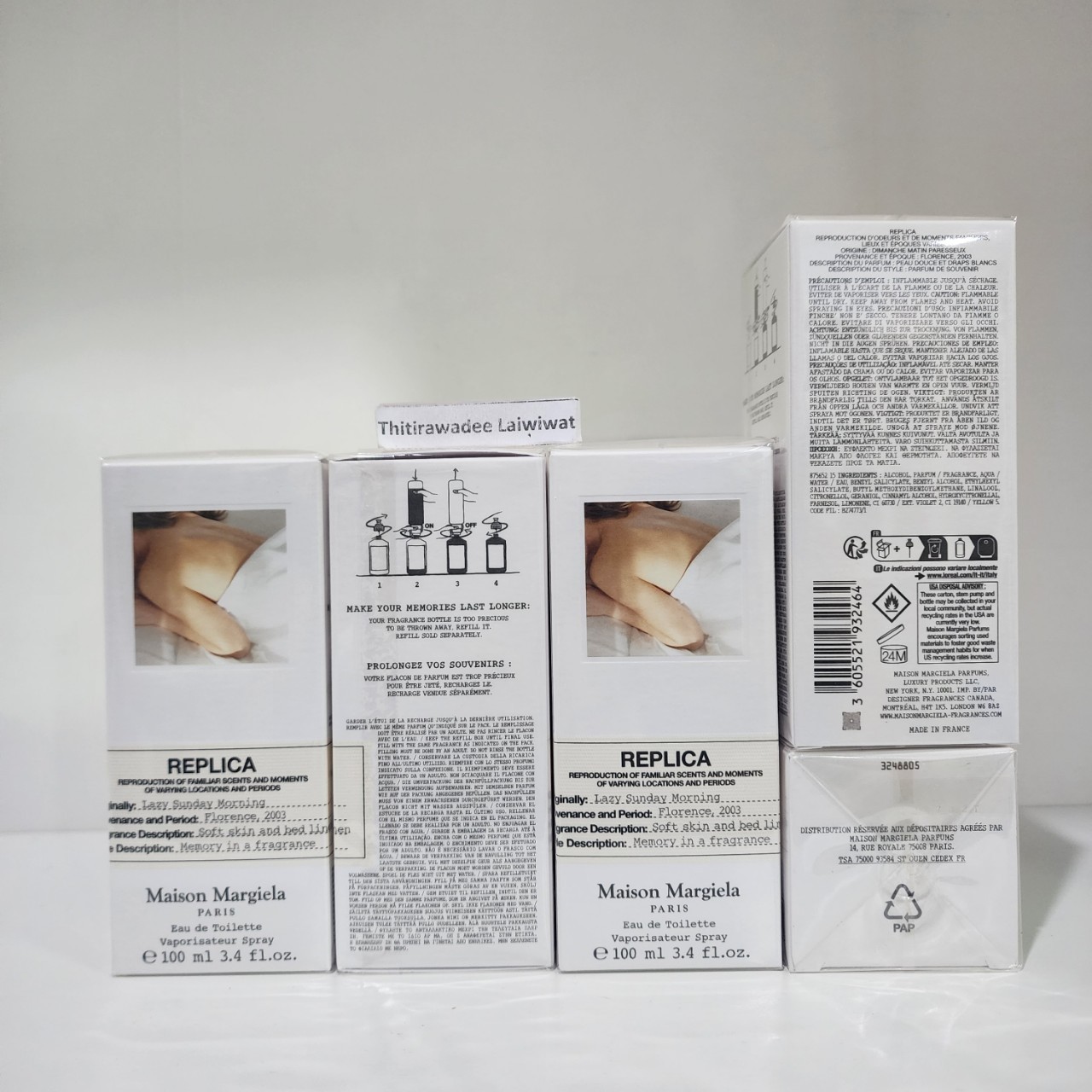 น้ำหอมแท้ Maison Margiela Replica Lazy Sunday Morning 100ml กล่องซีล