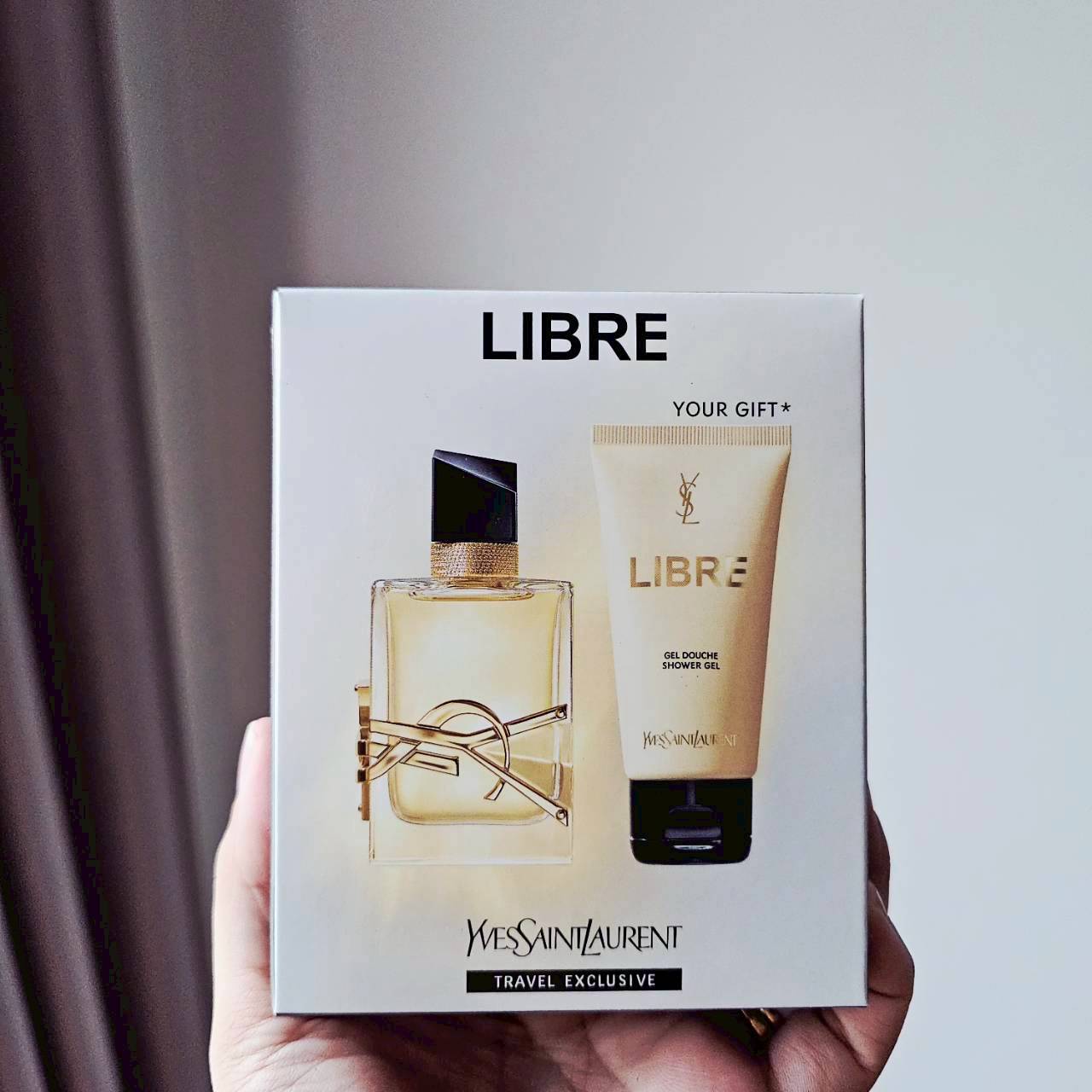 น้ำหอมแท้ Ysl libre edp gift box set ▫️น้ำหอม 50ml ▫️Shower gel 50ml