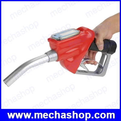 มิเตอร์หัวจ่ายน้ำมันดีเซล Digital Fuel Gasoline Diesel Petrol Oil Gun Nozzle Turbine Digital Fuel Flow Meter