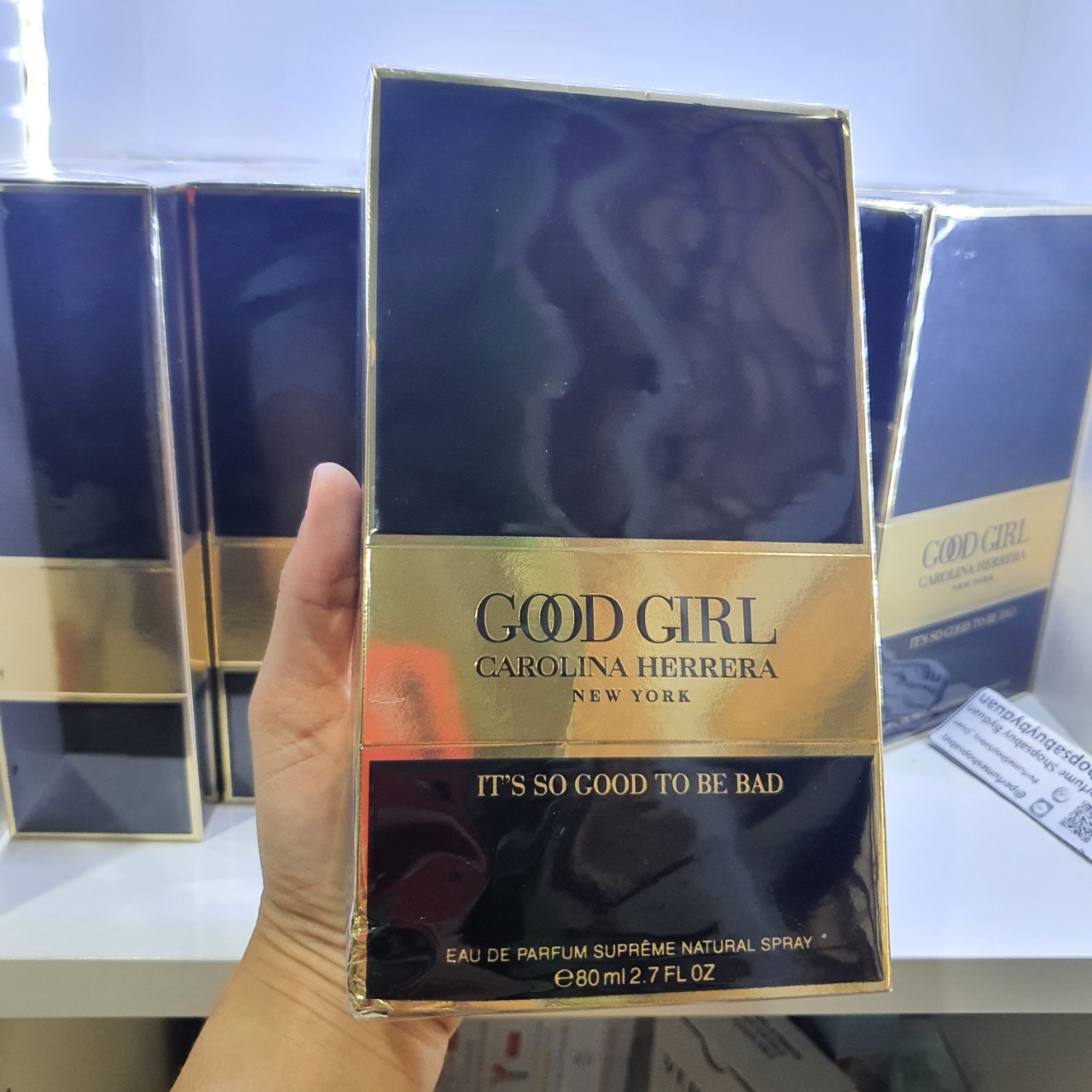 น้ำหอมแท้ Carolina Herrera Good girl Supreme edp 80ml กล่องซีลป้ายไทย