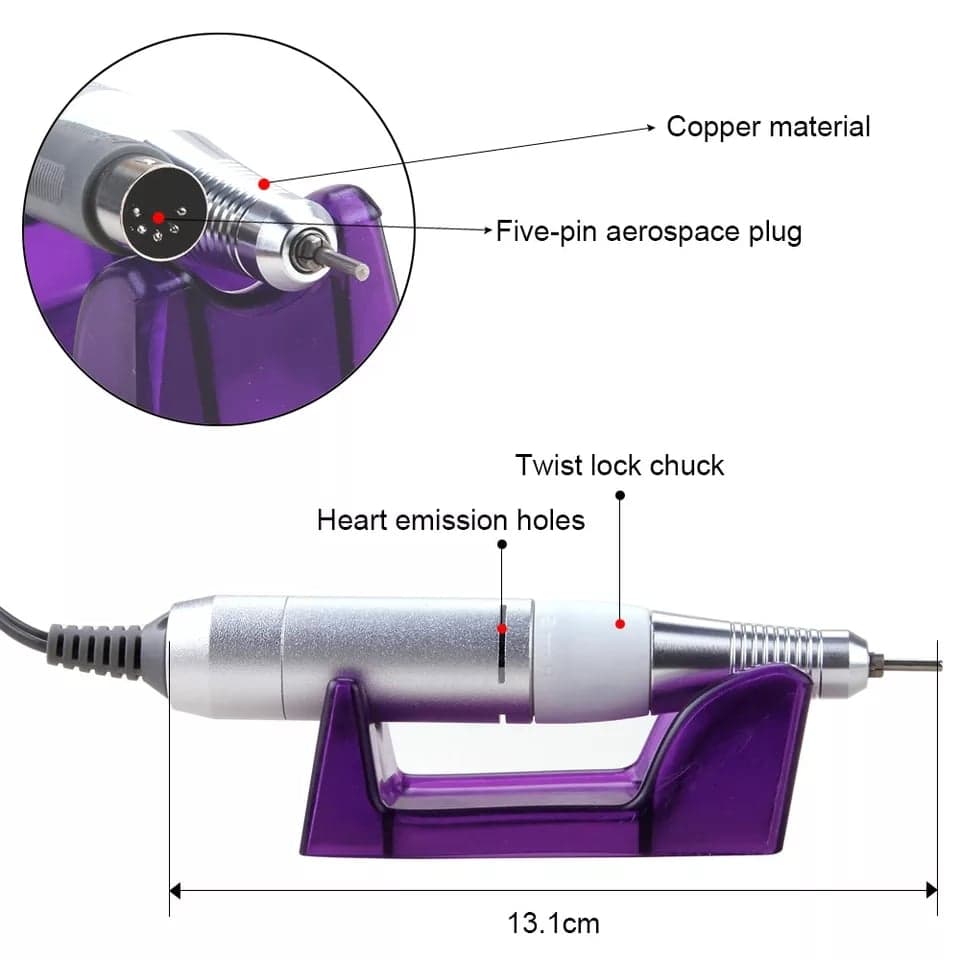 เครื่องเจียเล็บไฟฟ้า ควบคุมได้ทั้งเท้าและมือ