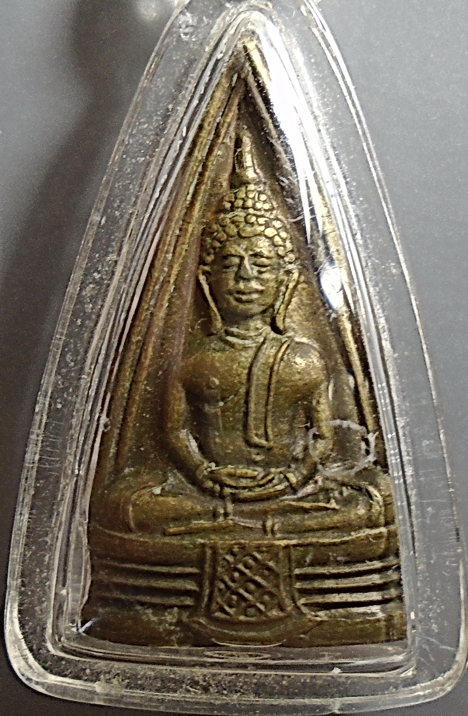 เหรียญลพ.โสธรสองหน้า เก่าเลี่ยมเดิม