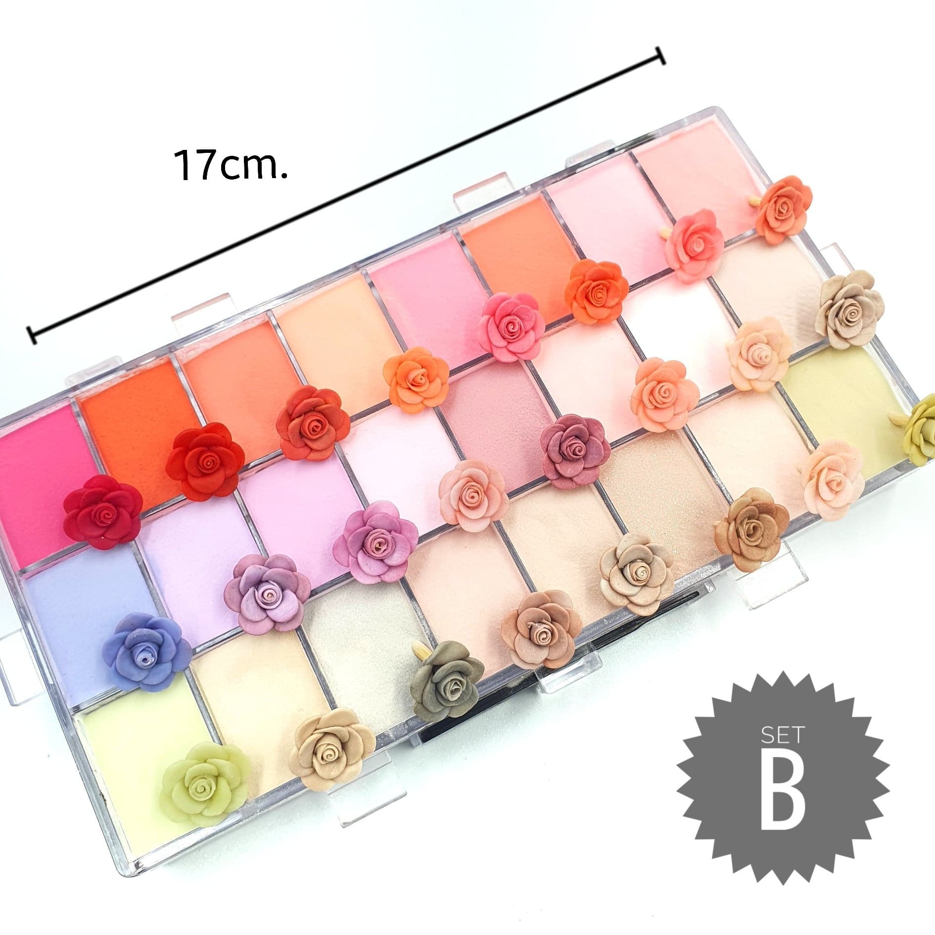 เซตผงปั้นอะคริลิค ผงปั้นนูน (มี2เซต)