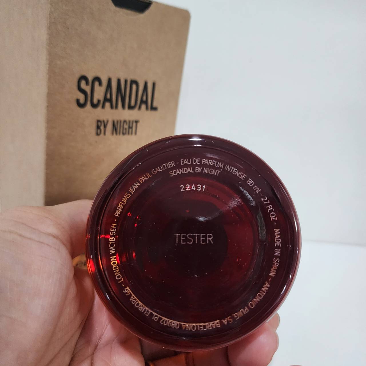 น้ำหอมแท้ Jean Paul Gaultier Scandal By Night EDP 80ml กล่องเทสเตอร์ น้องเลิกผลิตแล้ว หายากมาก และหอมทนมาก
