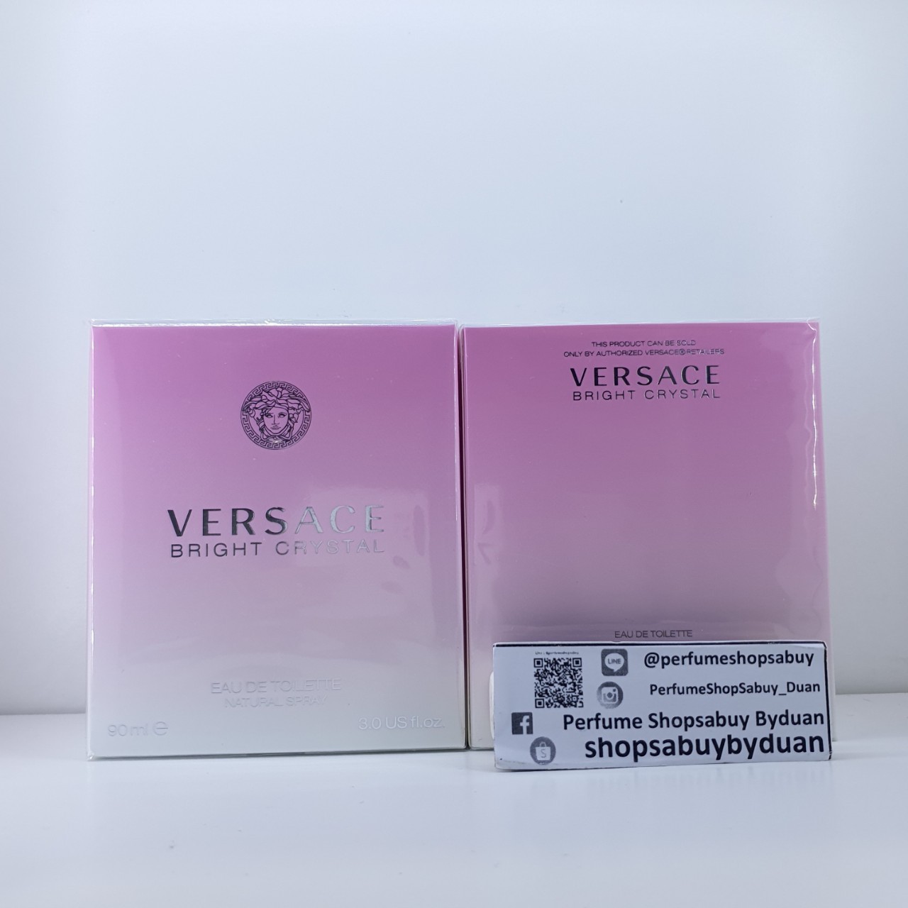 น้ำหอมแท้ Versace Bright Crystal for Women EDT 90 ml. กล่องซีล