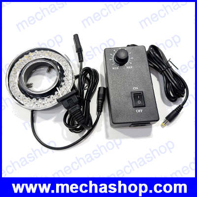 ชุดหลอดไฟวงแหวน LED Ring Light Microscope 56 LED Ring Light Illuminator Warm white LED Bulbs Adjustable