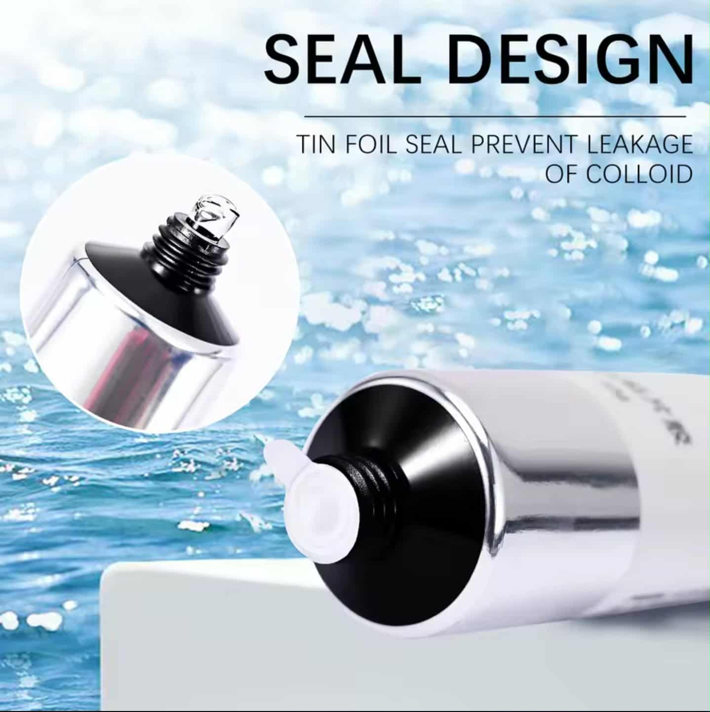 กาวเจลติดเล็บปลอม ติดPVC ถนอมหน้าเล็บ ปั้น5Dได้ ขนาด30g