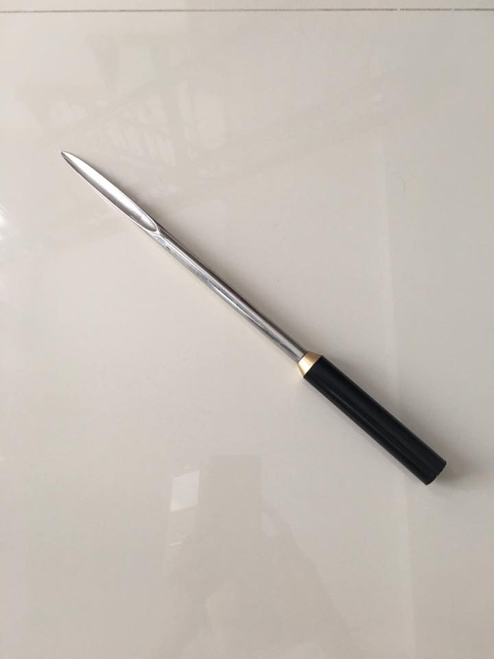 หลาวสแตนเลสแทงกระสอบด้ามซูเบอริน รุ่น 4 หุน - 4/8 ยาว 14 นิ้ว ( 35 cm)
