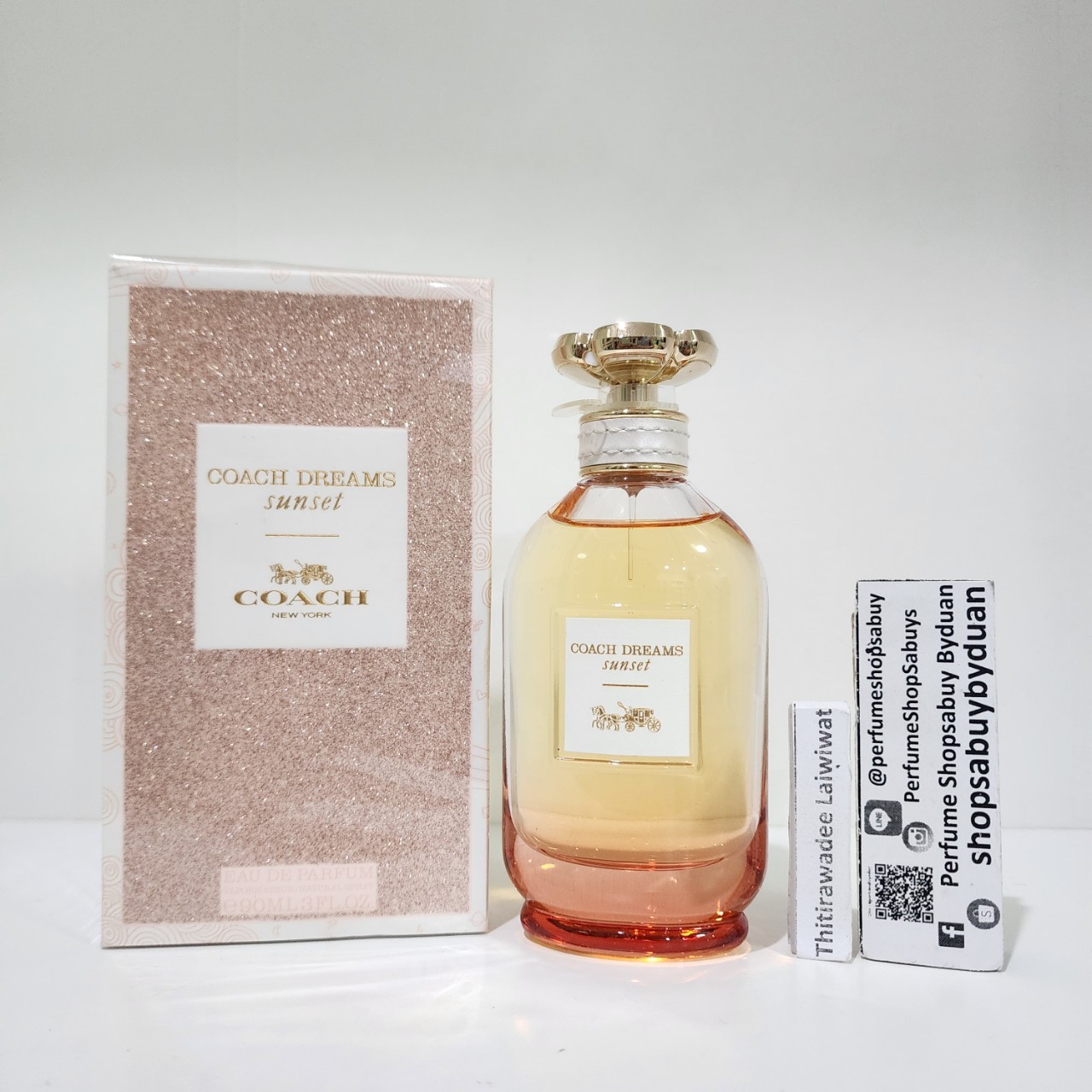 น้ำหอมแท้ Coach Dreams Sunset Eau De Parfum 90ml กล่องจริงแกะซีลแล้ว