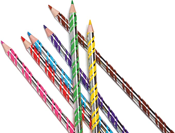สีไม้ eeBoo's Butterflies and Flowers Color Pencils in Tin Box/Set of 24สี ของแท้ กล่องเหล็ก imported USA