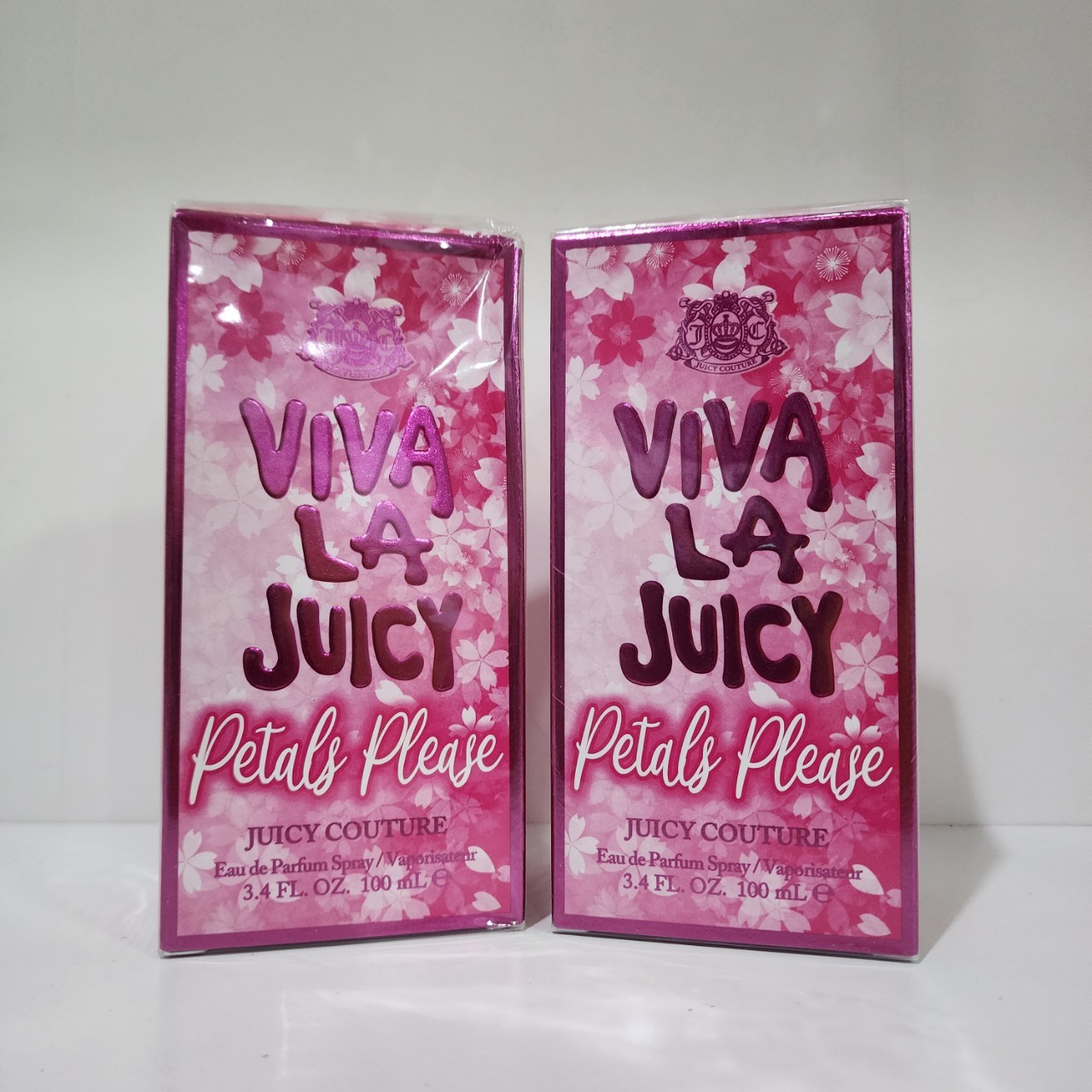 น้ำหอม Juicy Couture Viva La Juicy Petals Please 100ml กล่องซีล กล่องบุบ