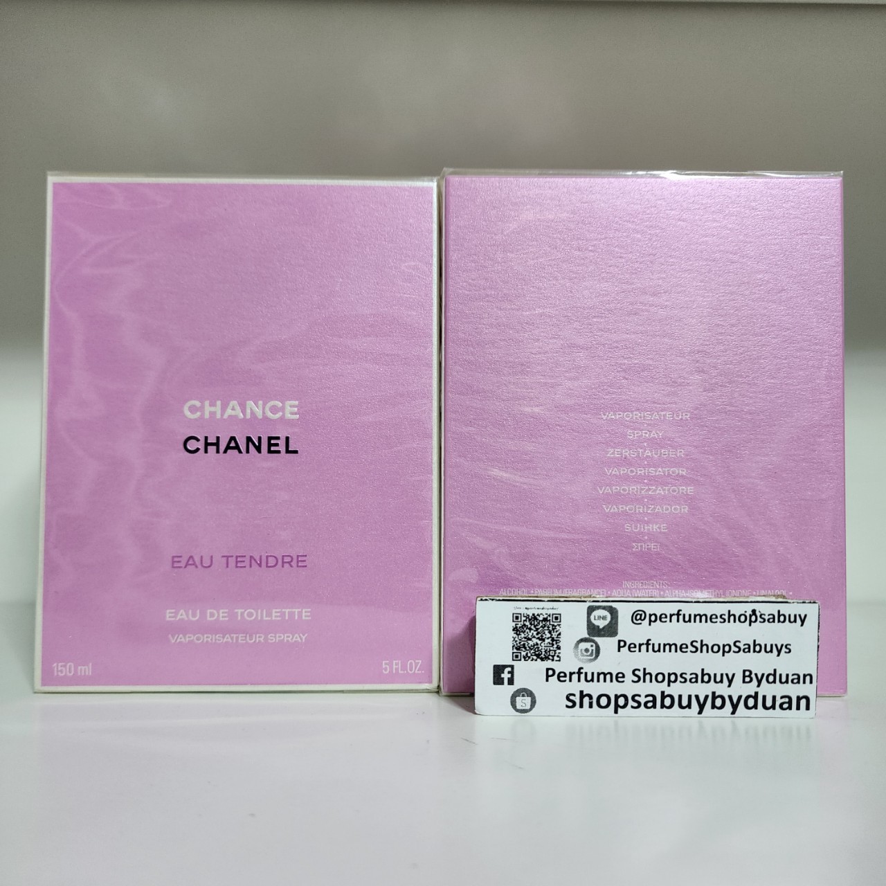 น้ำหอม Chanel Chance Eau Tendre for Women EDT 150ML. กล่องซีล