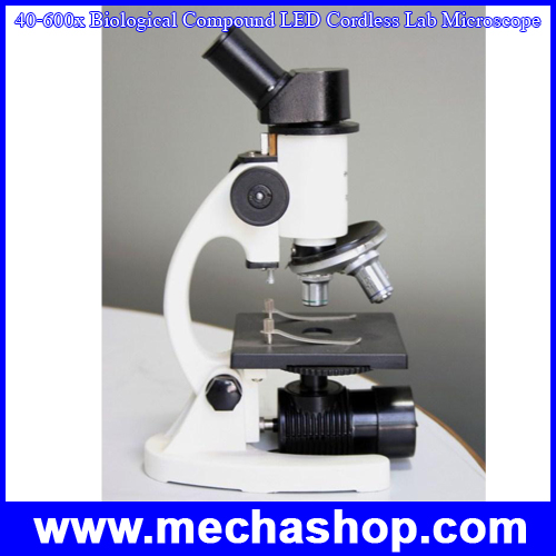 กล้องจุลทรรศน์ พร้อมอุปกรณ์ 40-600x Biological Compound LED Cordless Lab Microscope From อินเดีย (สินค้า Pre-Order)