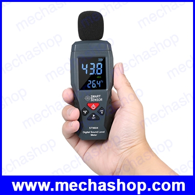 เครื่องวัดความดัง เครื่องวัดเสียง SMART SENSOR Sound Level Meter Logger 30-130dB Noise Measurement Digital Audio Level Meter ST9604