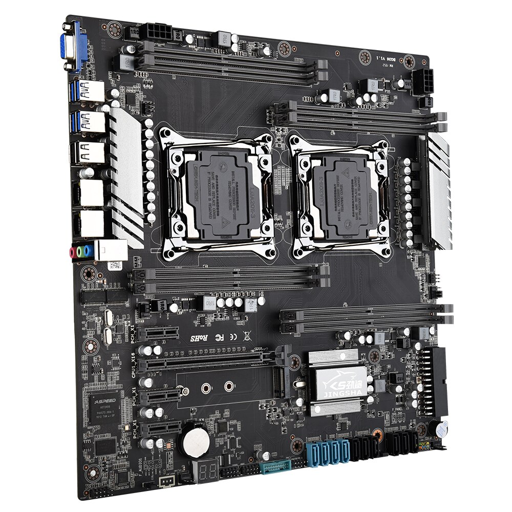 Set JINGSHA X99 Dual CPU + E5-2620 v3