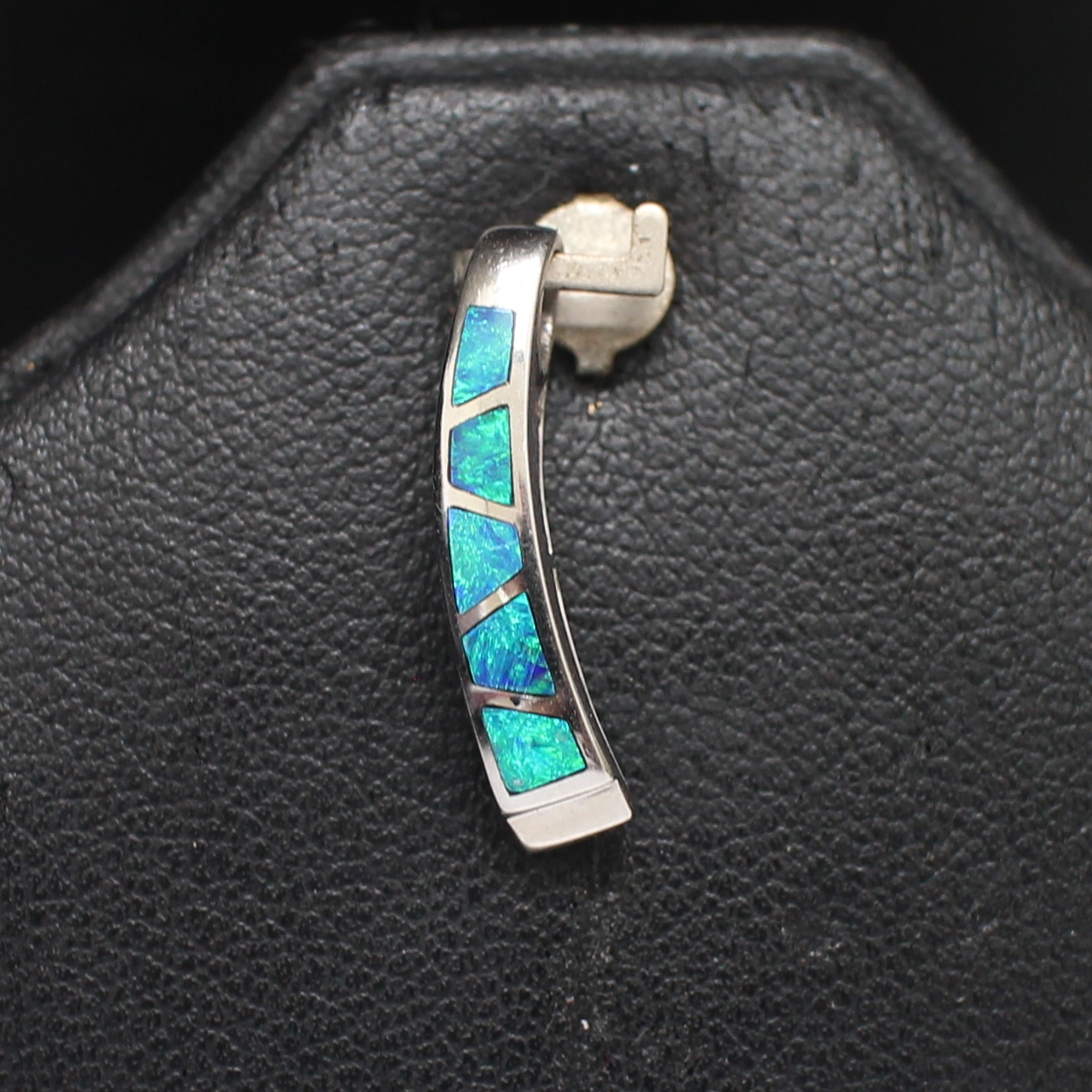 ER25447 ต่างหูพร้อมจี้โอปอลื ทองแท้ 18k นน.รวม 3.1 กรัม งานสวยไม่ซ้ำใคร