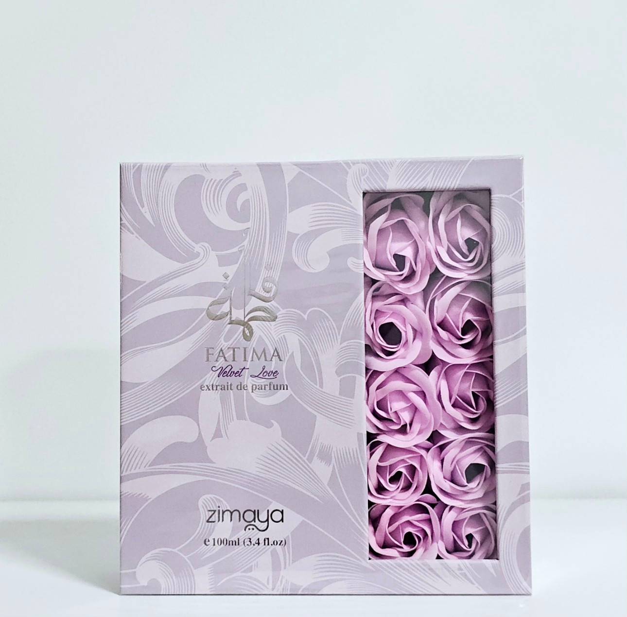 น้ำหอมแท้ Zimaya Fatima Velvet Love extrat de parfum 100ml กล่องซีล คล้าย LV rose des vents