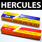 HERCULES มีดกลึงกลม เกรด 500 ยาว 4 นิ้ว เฮอร์คิวลิส