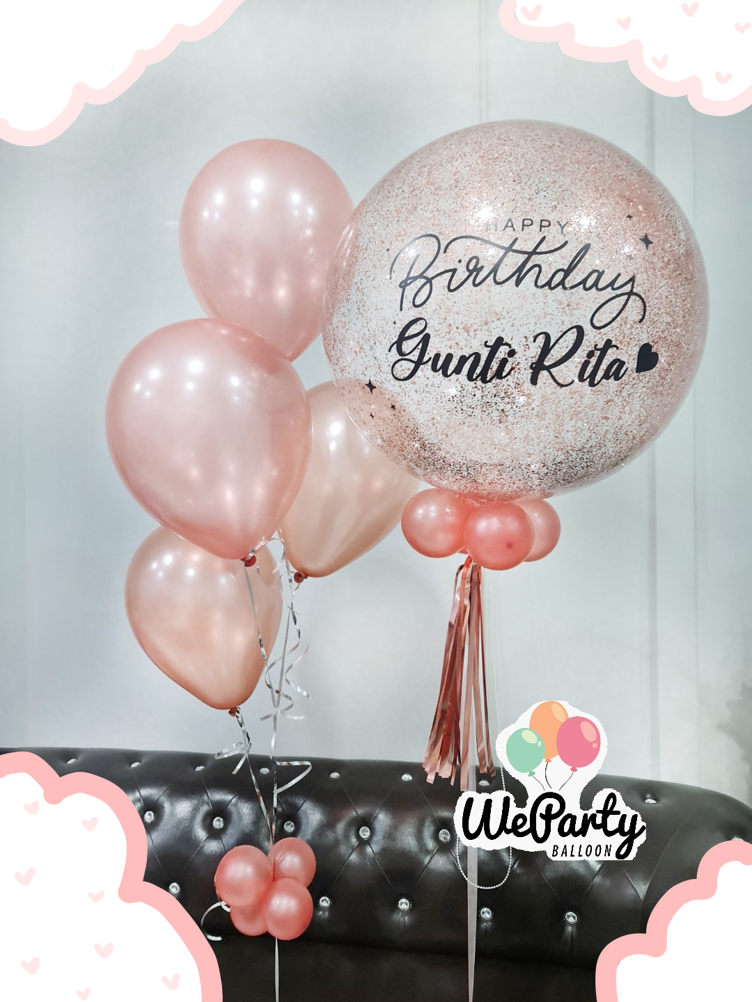 ลูกโป่งวันเกิด Happy Birthday set (with Helium)