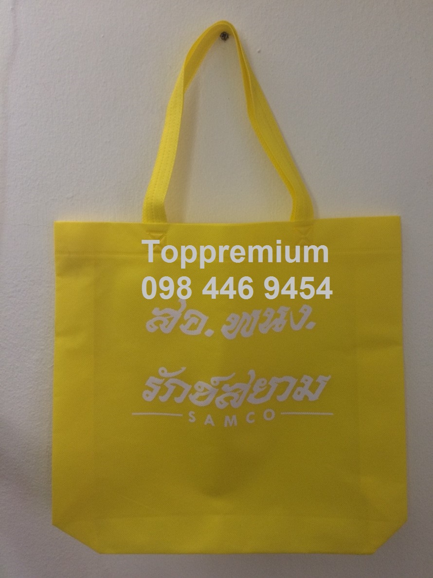 กระเป๋าสปันบอน ถุงผ้าสปันบอน ถุงผ้าแจกราคาถูก กระเป๋าผ้าลดโลกร้อน ถุงผ้าเริ่มต้น12บาท