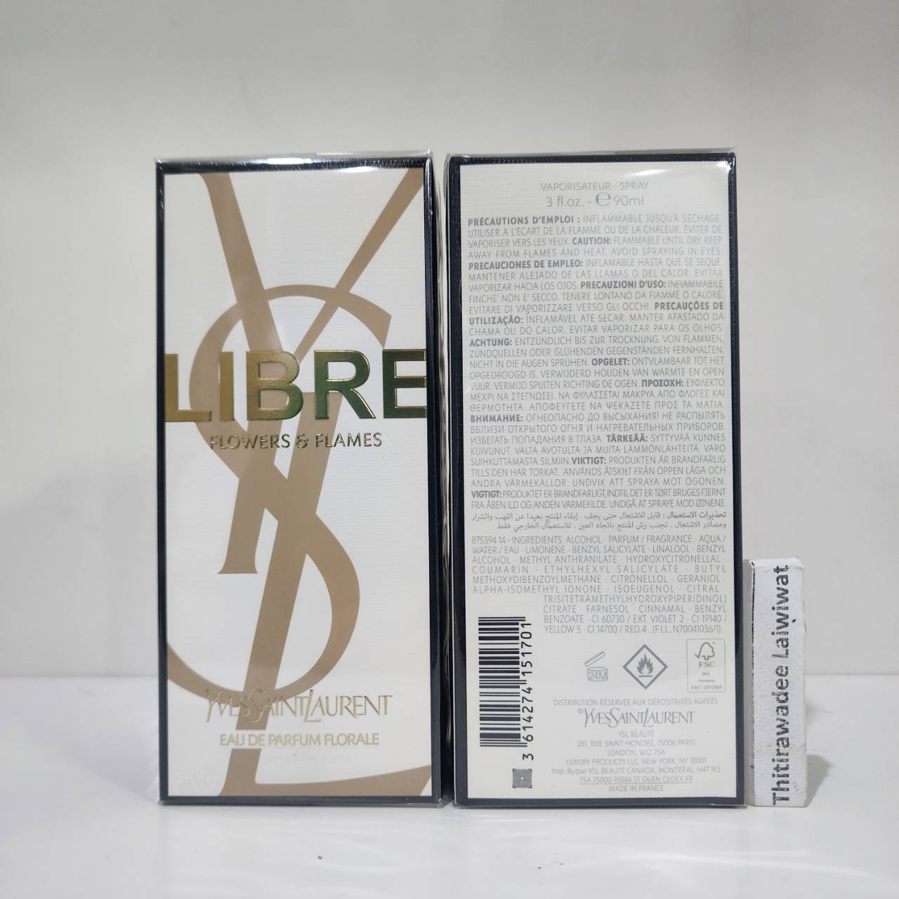 น้ำหอมแท้ YSL Libre Flowers & Flames EDP 90ml กล่องซีล