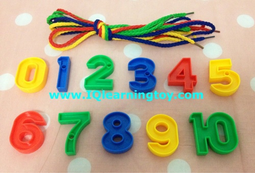 Roap-123 ตัวเลขร้อยเชือก ฝึกความเข้าใจเรื่องตัวเลข เรียนรู้เรื่องสี พัฒนาการกล้ามเนื้อมือ ฝึกสมาธิ (2+) ส่งฟรีค่ะ