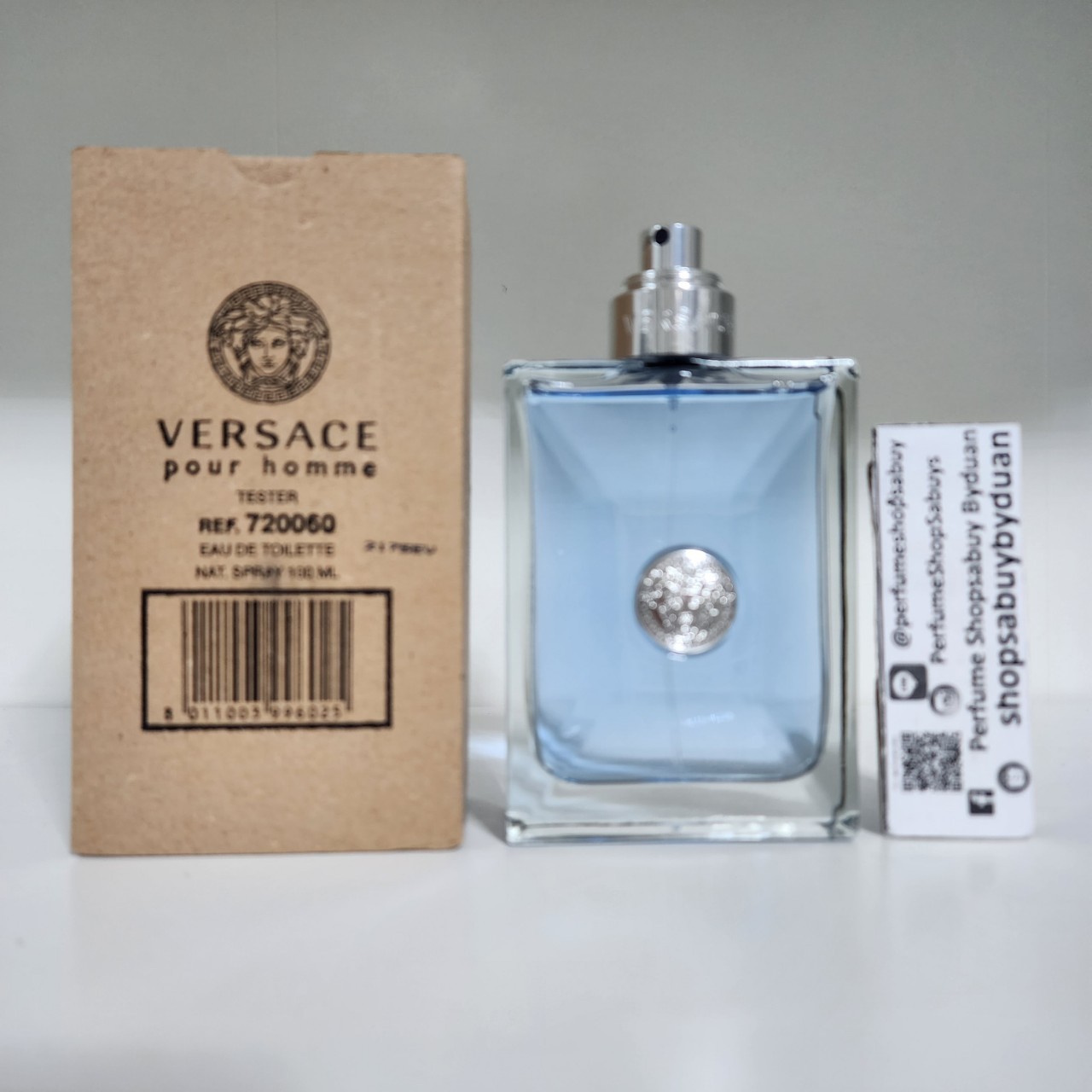 น้ำหอมแท้ Versace Pour Homme EDT 100ml กล่องเทส