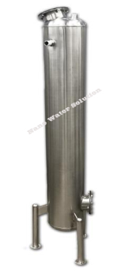 ถังกรองสแตนเลส 12 นิ้ว ขนาด 30x120 cm. 1นิ้ว