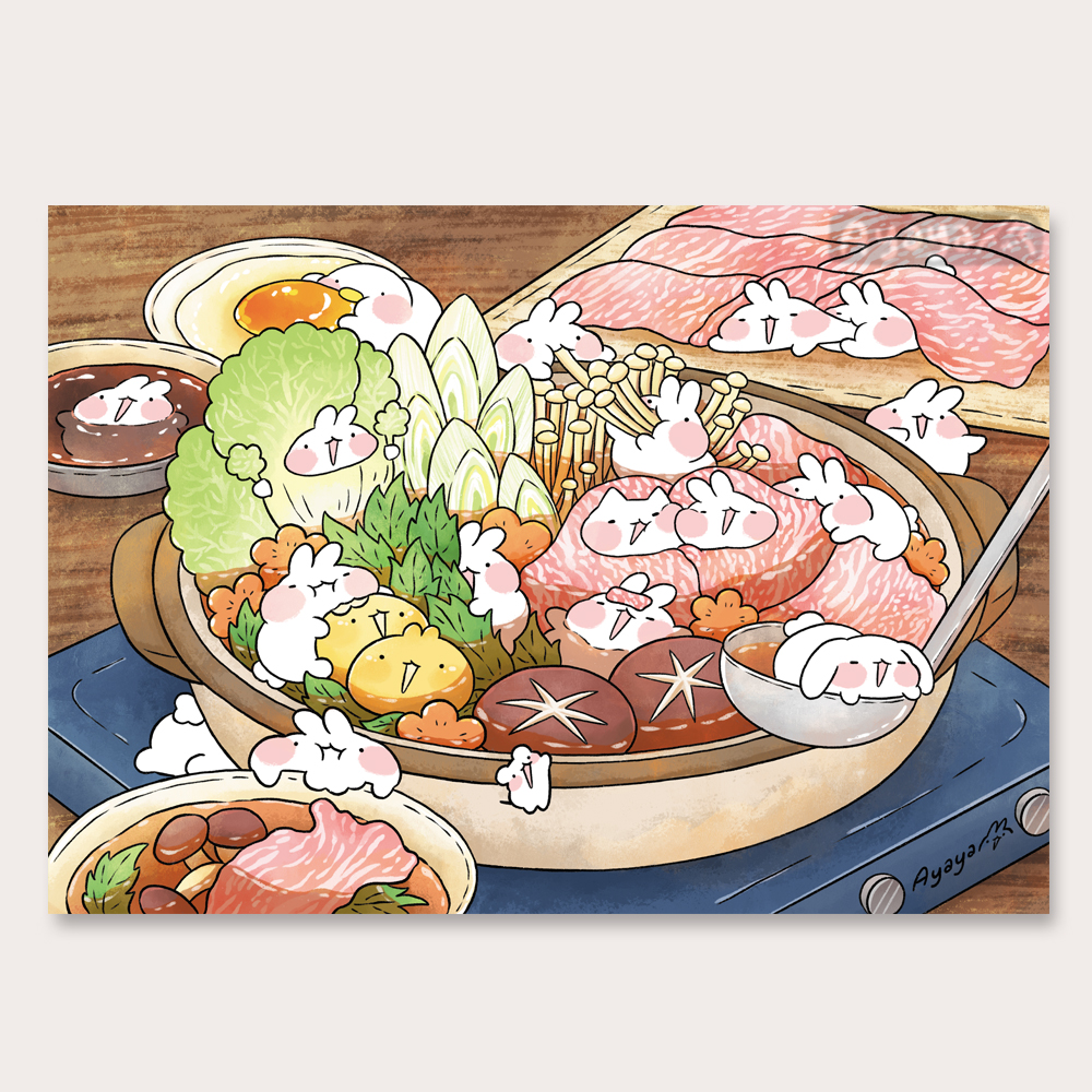 Shabu โปสการ์ด ขนาด A6