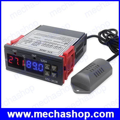 เครื่องควบคุมความชื้นและอุณหภูมิ 12V, 24V, 220V Digital Temperature Humidity Controller Thermostat Humidistat Thermometer Hygrometer Control Switch