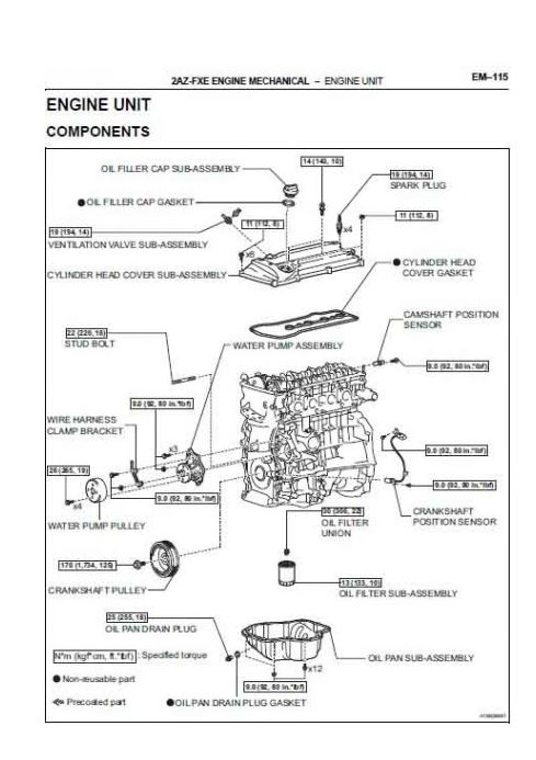 CD คู่มือซ่อม และ WIRING DIAGRAM TOYOTA CAMRY HYBRID เครื่องยนต์ 2AZ-FXE