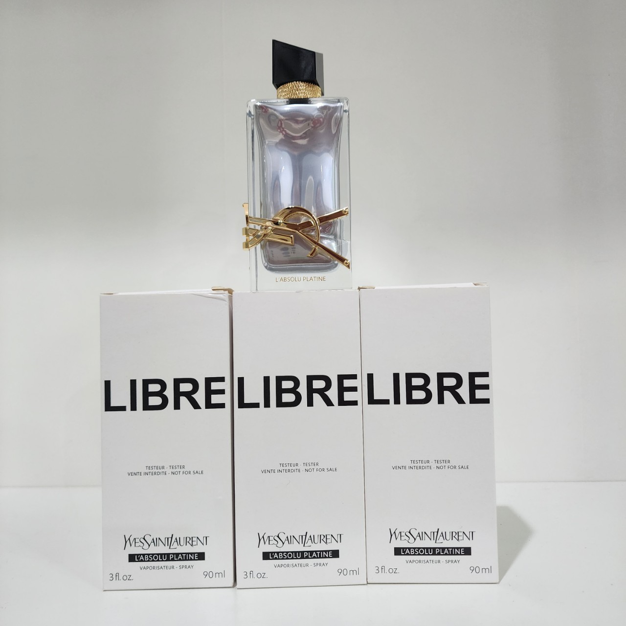 น้ำหอมแท้ YSL LIBRE L'Absolu Platine EDP 90 ml Tester