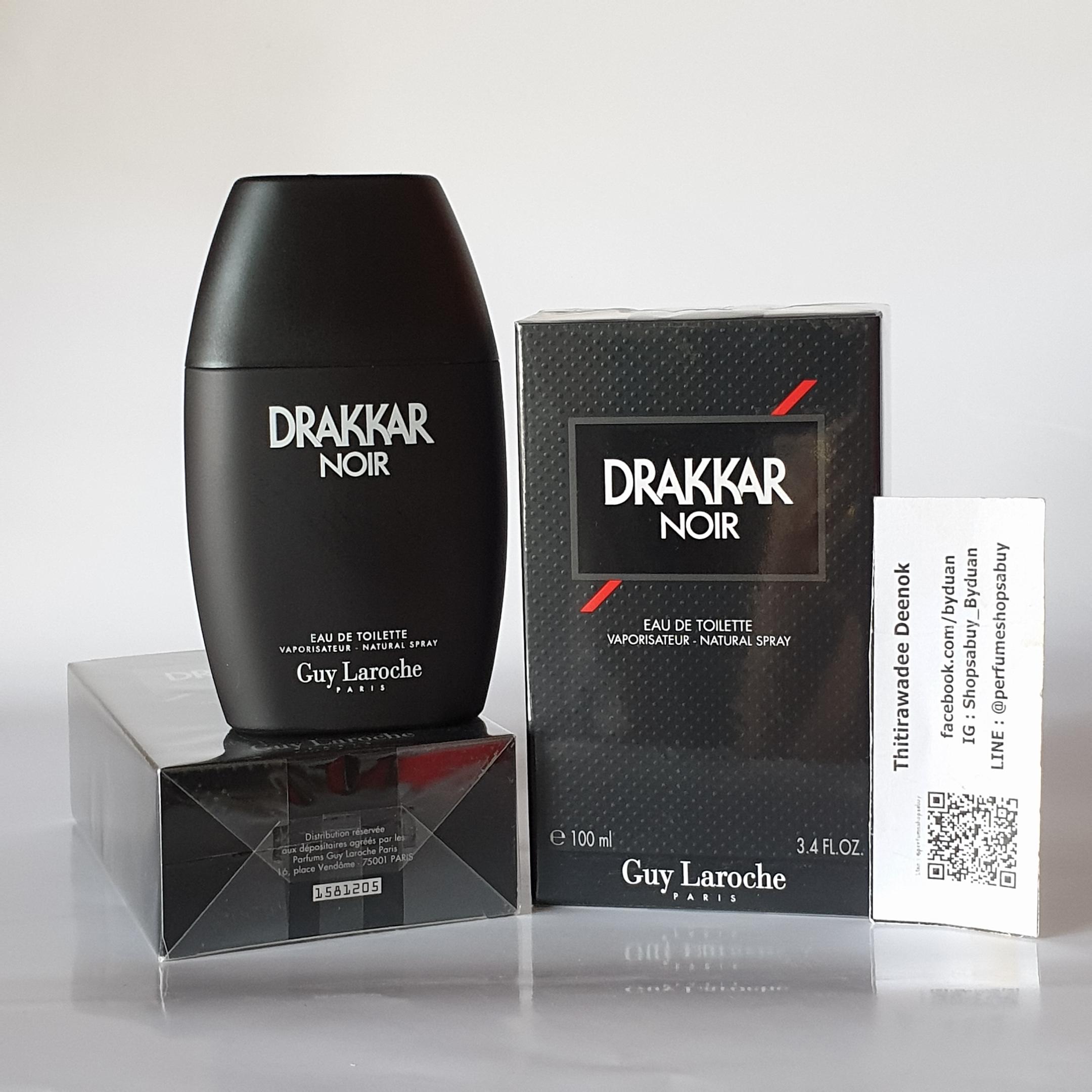 น้ำหอม Guy Laroche Drakkar Noir for Men EDT 100 ML.กล่องซีลของแท้