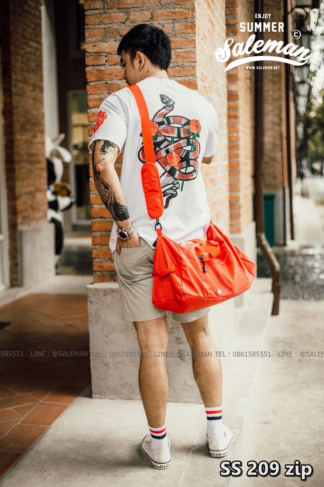 กางเกงขาสั้น พรีเมี่ยม ผ้า COTTON รหัส SS 209 zip สีเทาอ่อน
