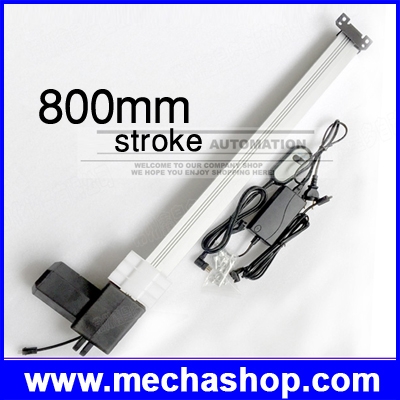 มอเตอร์เลื่อนทีวี ยกทีวี มอเตอร์ยกของ 800mm stroke เลือก 12V/24V ยกหนัก 50kg,150kg หรือ 400kg Motorized Tv Lift Linear Actuator พร้อมชุดควบคุม (สินค้า Pre-Order)