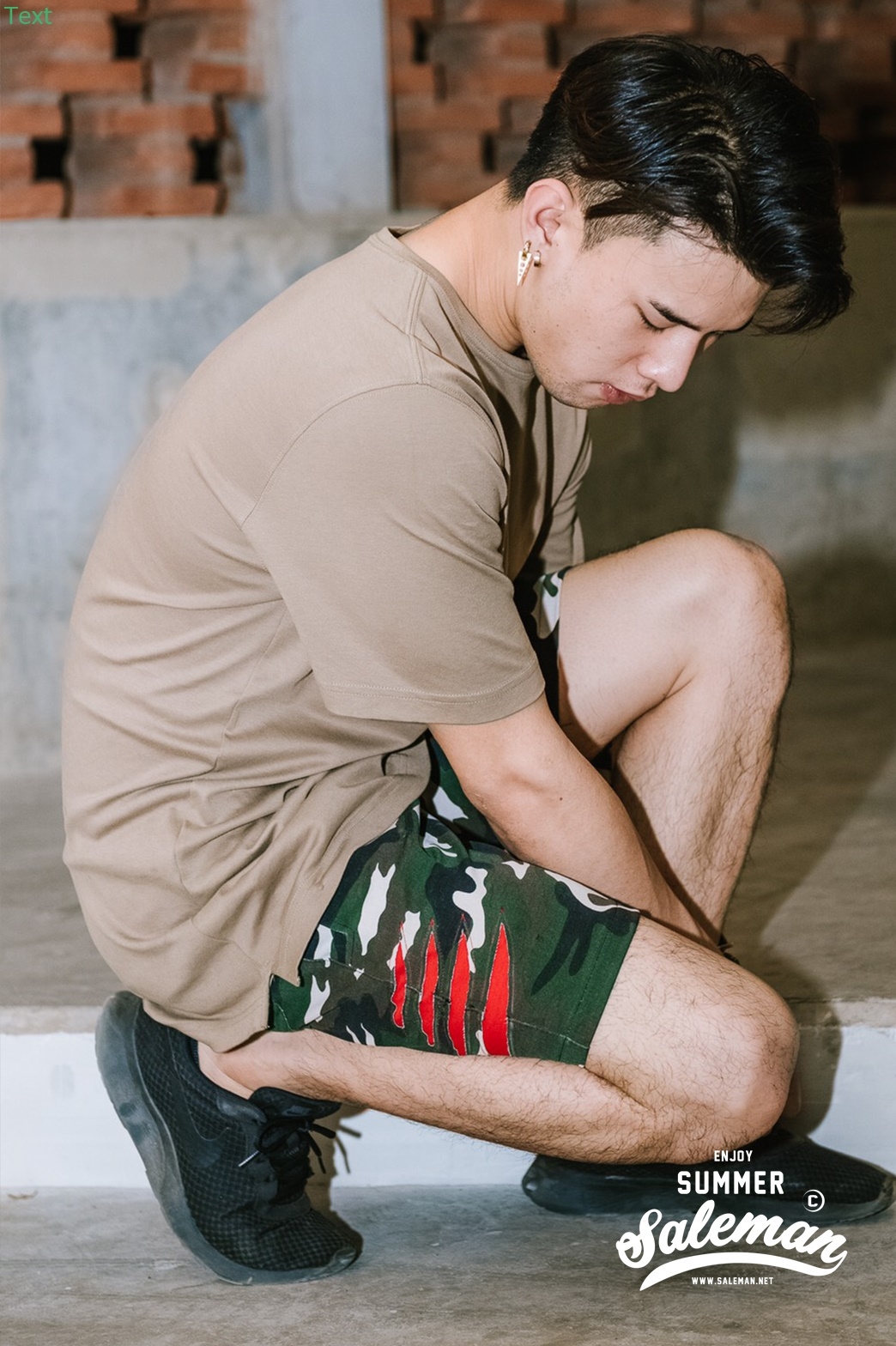 กางเกงขาสั้น พรีเมี่ยม ผ้า COTTON รหัส WT280 CLAW PANT สีทหารเขียว เล็บเสือดำ