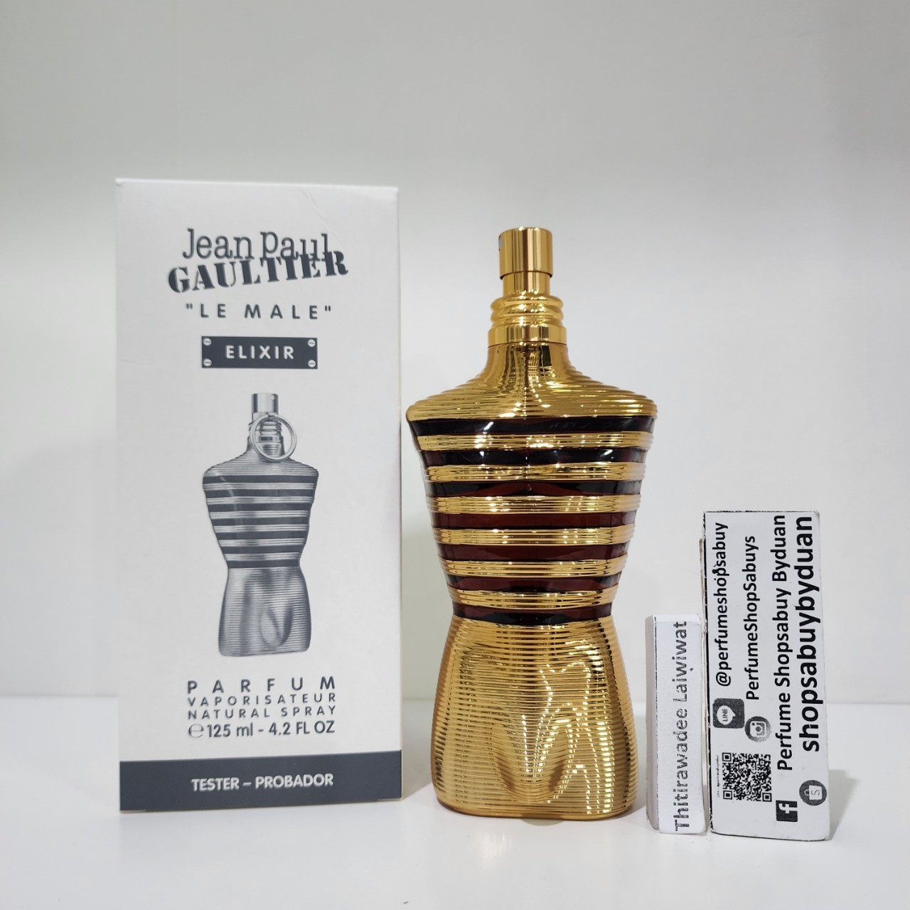น้ำหอมแท้ Jean Paul Gaultier Le Male Elixir Eau De Parfum 125ml กล่องเทสเตอร์ป้ายไทย