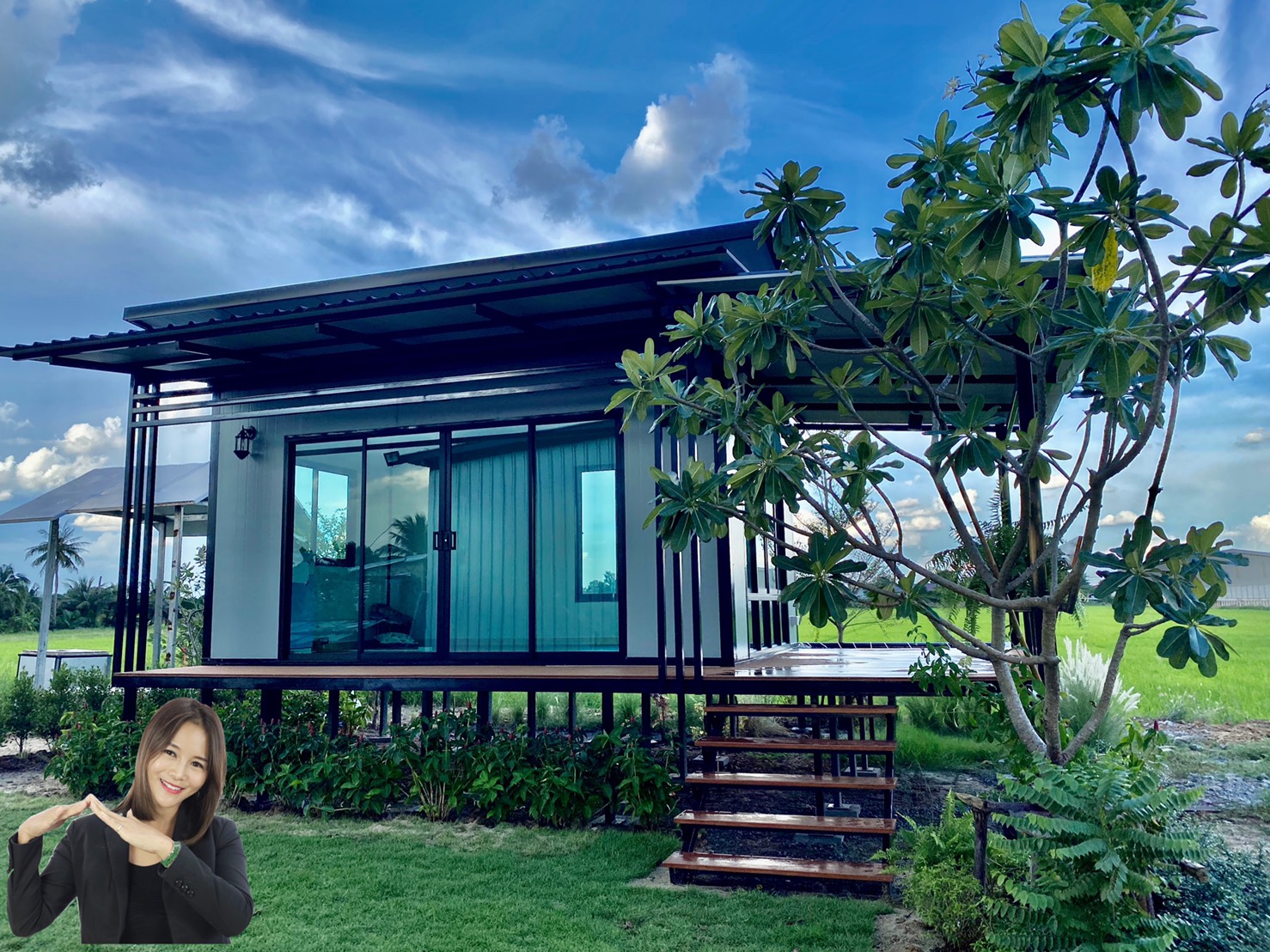 ออฟฟิศสำเร็จรูป บ้านสำเร็จรูป 3.00x5.00เมตร