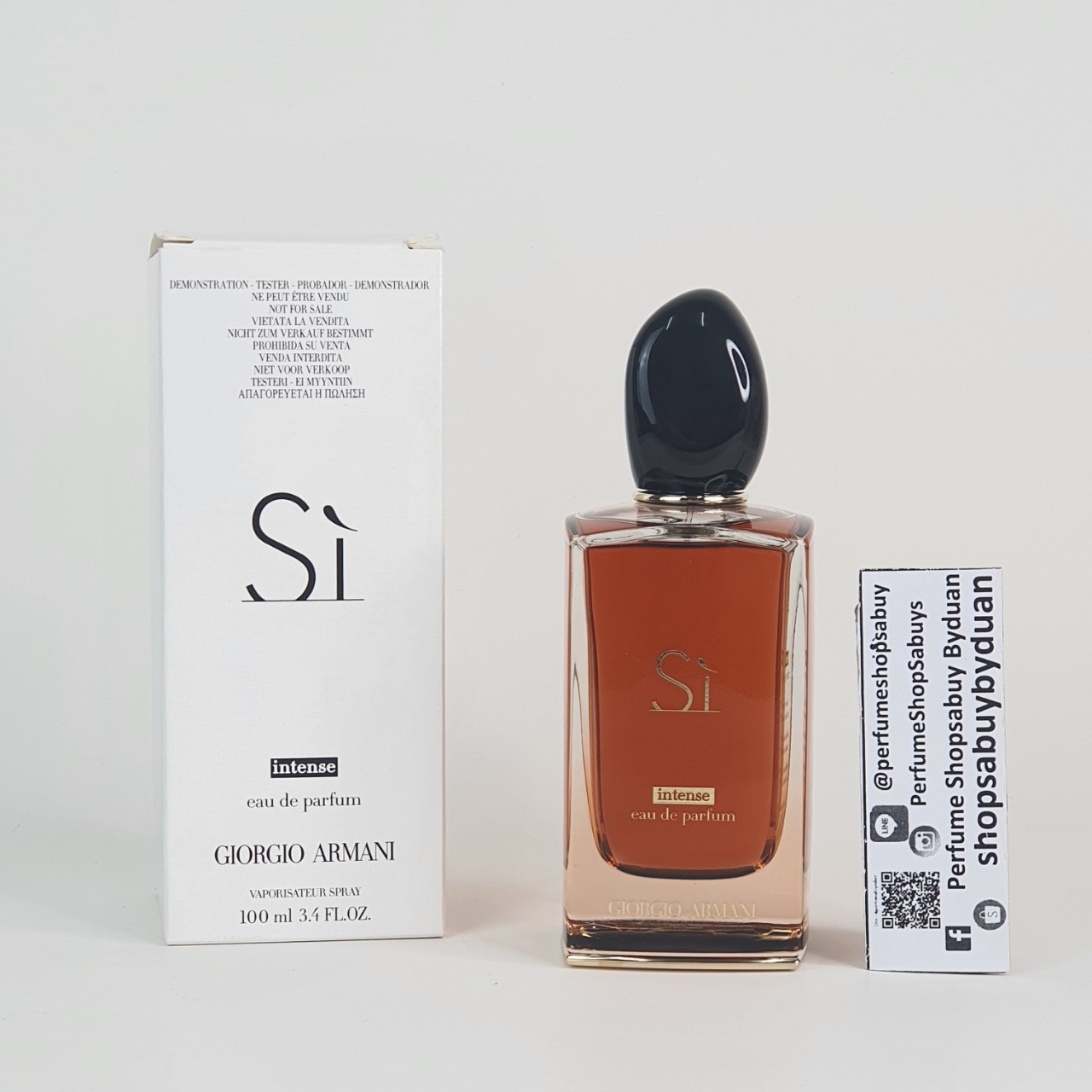 น้ำหอมแท้แบ่งขาย Giorgio Armani Si Intense eau de parfum 2021 (ขวดใสสีส้ม) 💕Travel Size แบบทดลอง