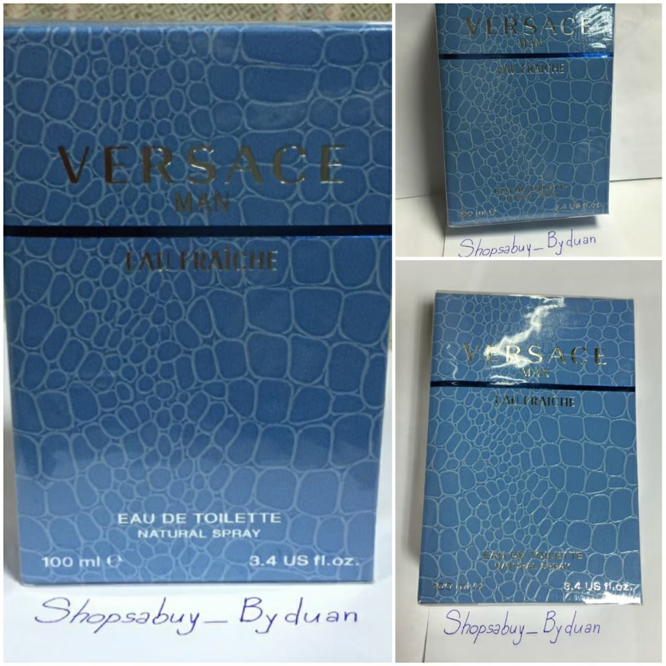 น้ำหอมแท้ Versace Man Eau Fraiche EDT 100ml กล่องซีล