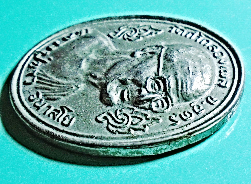 เหรียญ หายห่วง หลวงปู่ขาว อนาลโย ปี 2520 วัดถ้ำกลองเพล จ.อุดรธานี