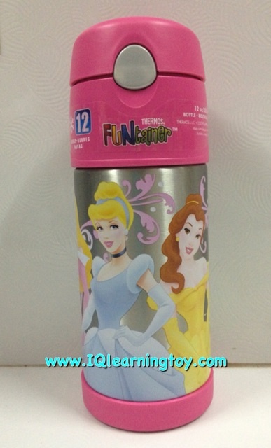 ของหมดค่ะ!!!Thermos - FUNtainer Straw Bottle Disney Princess 2 กระติกน้ำสูญญากาศ 12 oz. เก็บความร้อน&ความเย็น แบรนด์คุณภาพ จาก USA (จัดส่งฟรี)