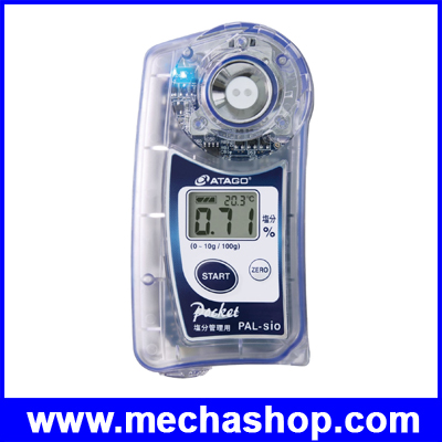 เครื่องวัดเกลือ เครื่องรีแฟรคโตมิเตอร์ เครื่องวัดวามเค็ม Atago PAL-sio 0.00-10.0% Pocket Salt Meter Salinometer From Japan (สินค้า Pre-Order)