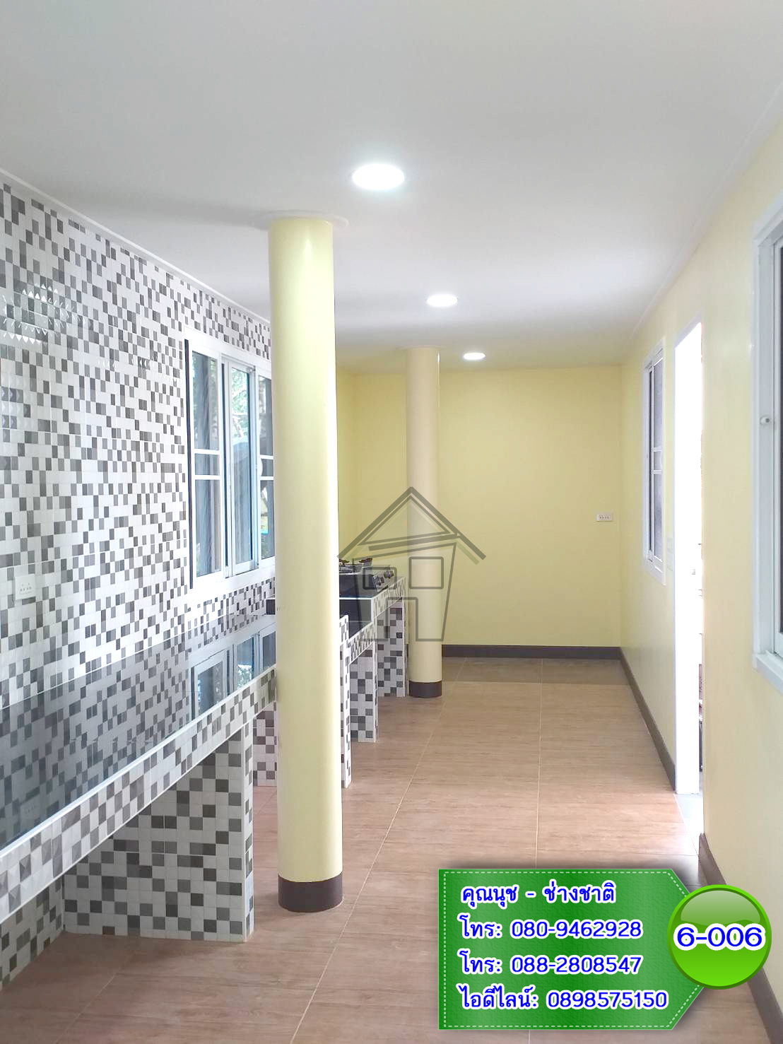 6-006 บ้านน็อคดาวน์ - บ้านหลังใหญ่ - ทรงมะนิลา