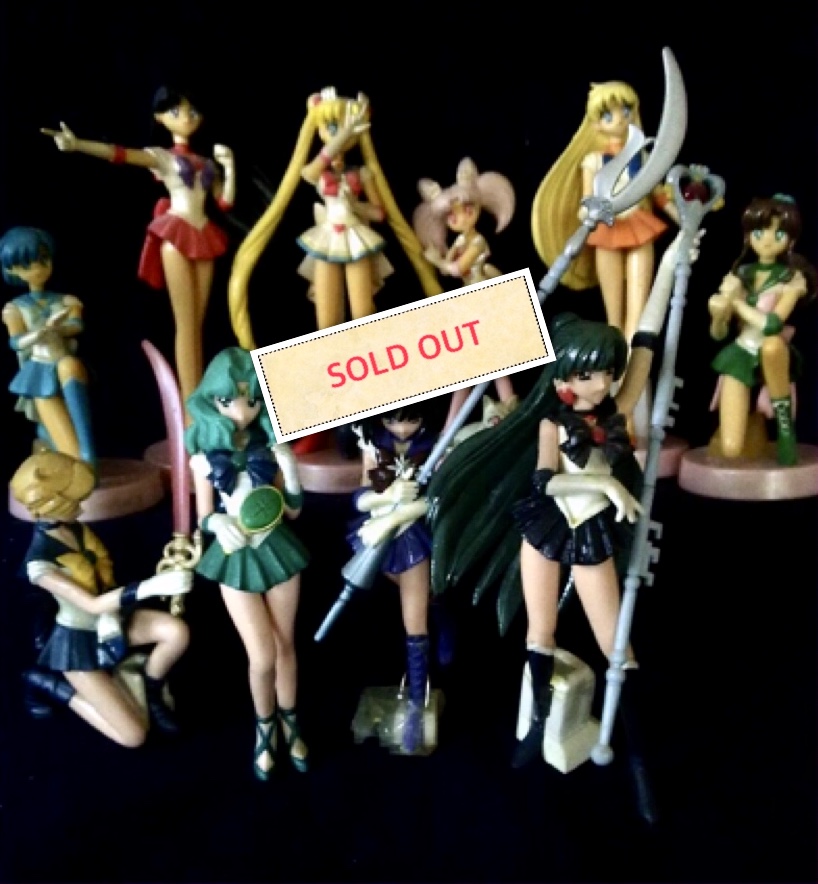 ฟิกเกอร์ เซลเลอร์มูน Ver.1,2 Full Set กับฟิกเกอร์สาวๆ เหล่าอัศวันเซลเลอร์ 10 อัศวินครบชุด สาวน้อยแห่งดวงจันทร์ ผู้มาลงทัณฑ์ เหล่าวายร้ายอสูร
