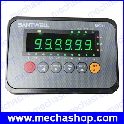 อะไหล่เครื่องชั่ง หน้าจอเครื่องชั่ง SK210 LCD for platform scale สำหรับเครื่องชั่งดิจิตอลขนาด 60Kg 100Kg 150Kg 300Kg 600Kg (1000Kg-5000Kg)