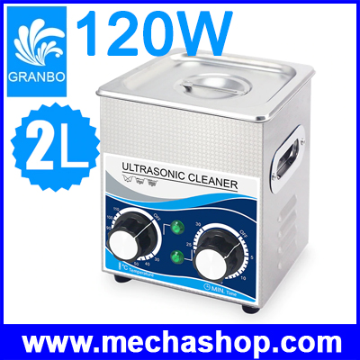 เครื่องล้างอัลตร้าโซนิค Portable Ultrasonic Jewelry Cleaner 2L 120W Cleaning Machine Bath With Heater Timer Cleaning Jewelry Glasses Dental