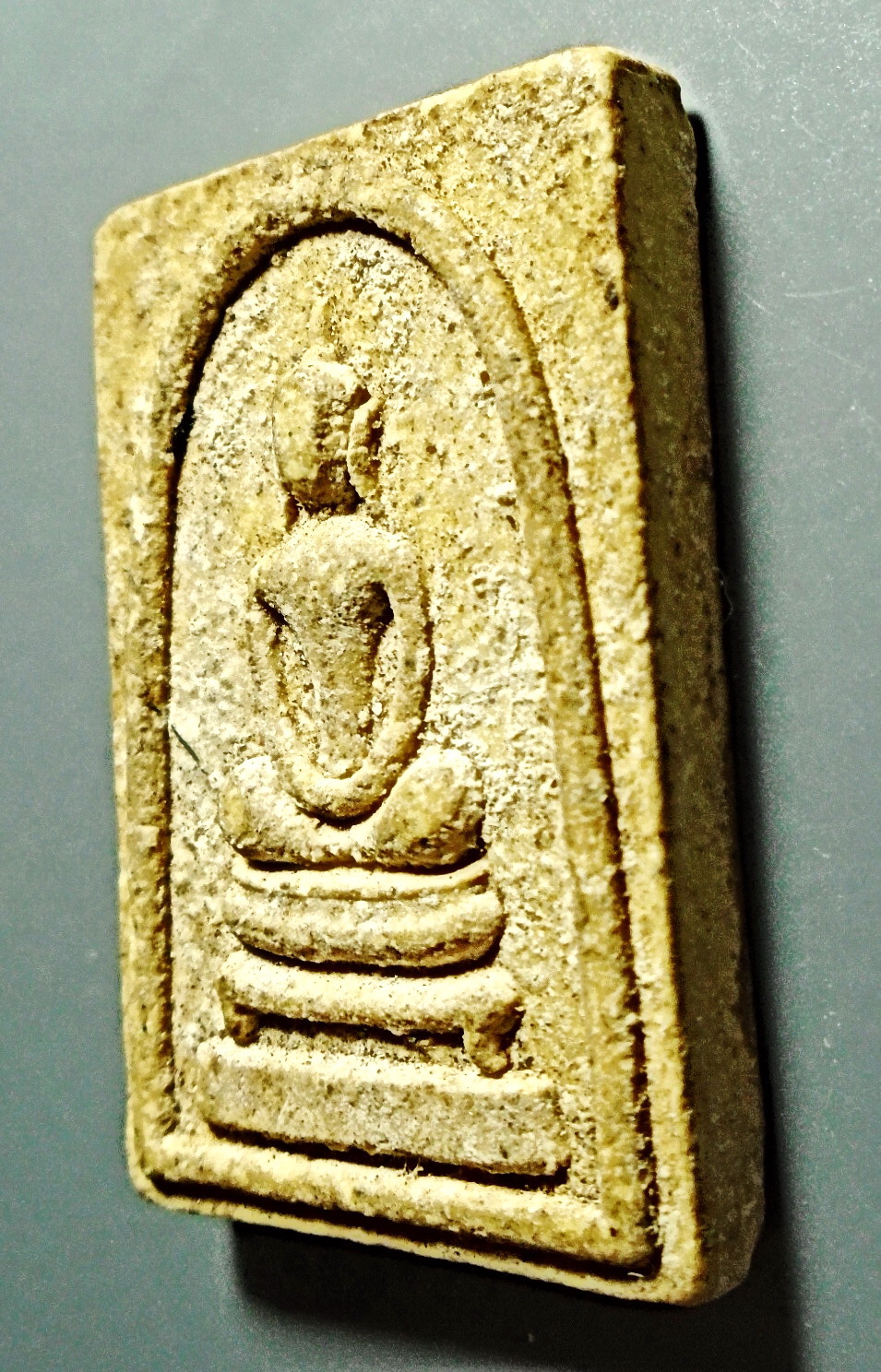 สมเด็จหลังพระสิวลี หลวงพ่อกวย วัดโฆสิตาราม พิมพ์ใหญ่ เอวเล็ก ปี 2515